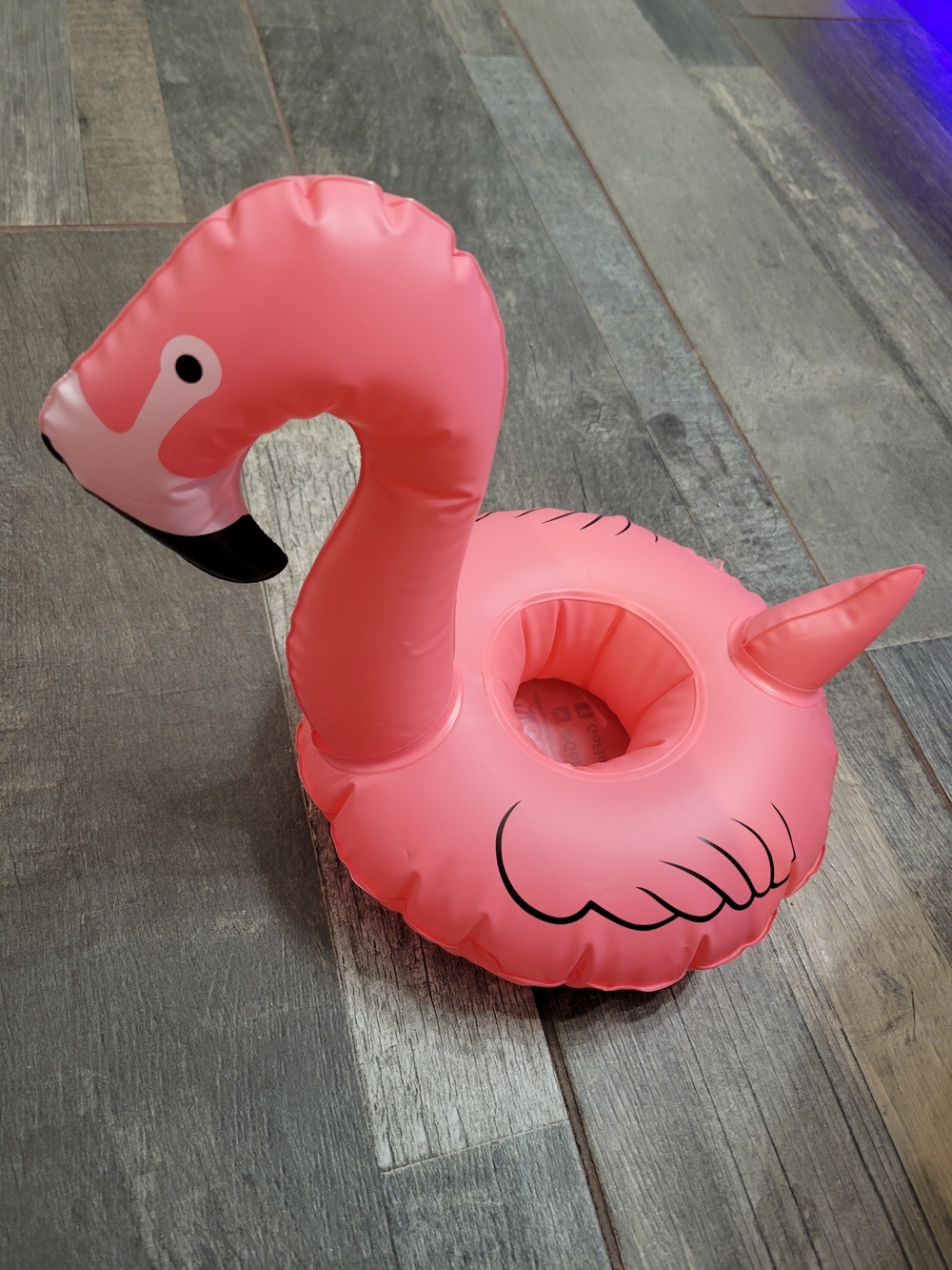 Pink Flamingo Drink Raft